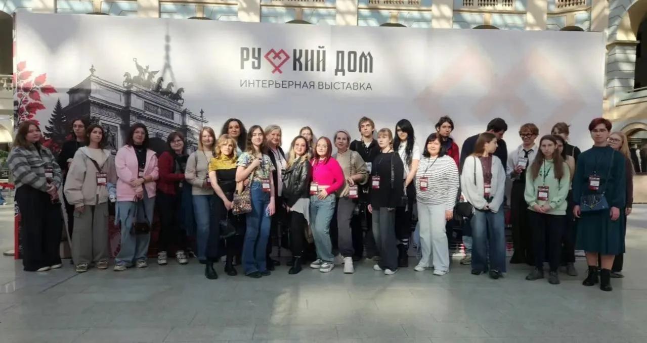 Культурный код и современный интерьер: студенты ТТД на выставке «Русский дом»!